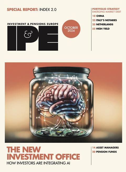 IPE October 2024 cover