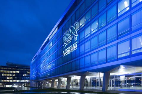 Nestlé's corporate headquarters in Vevey, Switzerland