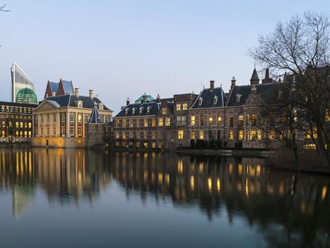 Dutch Parliament buildings in the Hague, the Netherlands