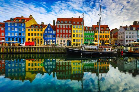 Nyhavn pier, Copenhagen, Denmark 