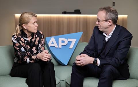 Lena Fahlén and Pål Bergström at AP7