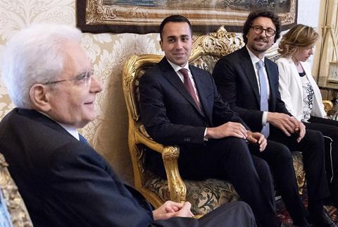 President Mattarella meets Five Star Movement