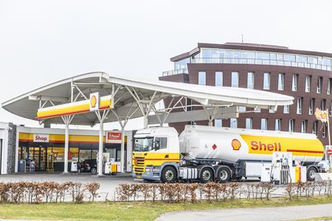 Shell petrol station