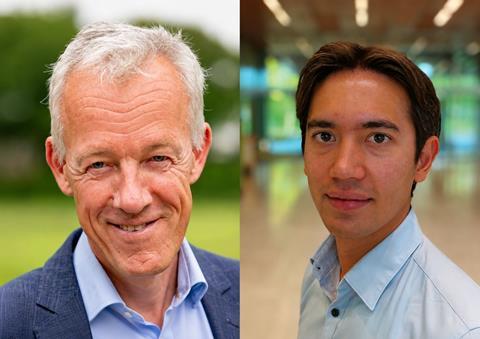 Lars Dijkstra and Andres van der Linden at PGGM