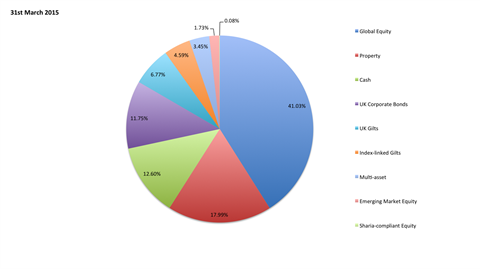 NEST asset allocation 2015