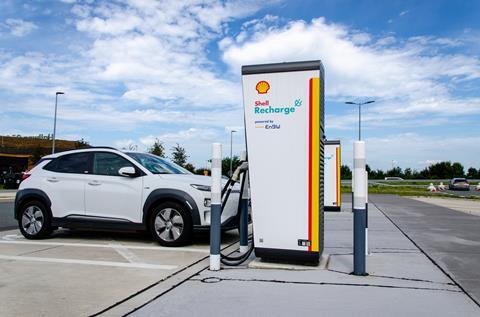 Shell charging points electric