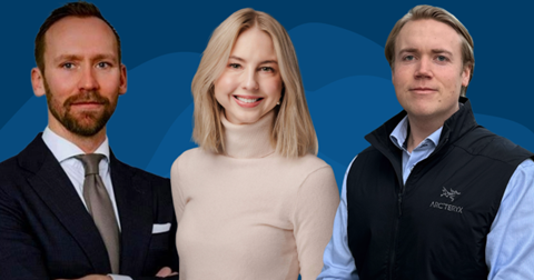 Ulf Nore, Tonje Roti and Ola Oppegaard at Folketrygdfondet